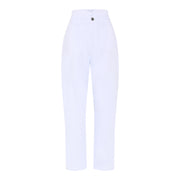 MARC LAUGE CHINO CARROT PANT PANTS 10 WHITE