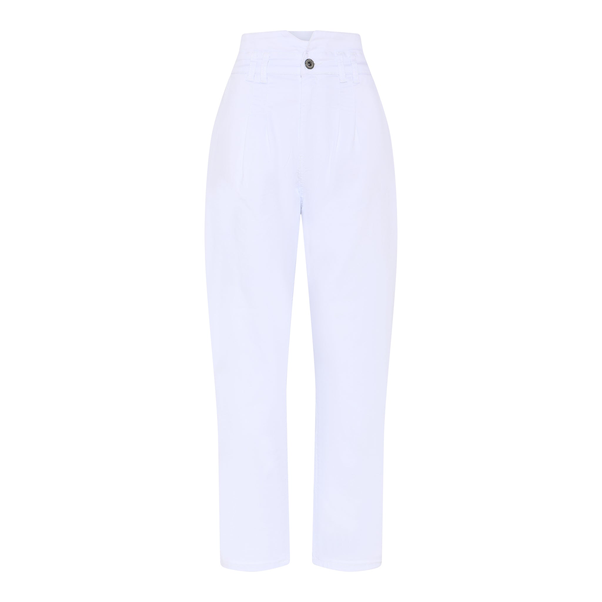MARC LAUGE CHINO CARROT PANT PANTS 10 WHITE