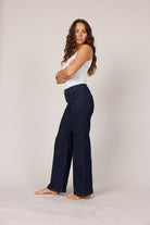 DNYcph CHINO FLARE DENIM JEANS DENIM/TWILL 98 DARK BLUE