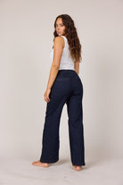 DNYcph CHINO FLARE DENIM JEANS DENIM/TWILL 98 DARK BLUE