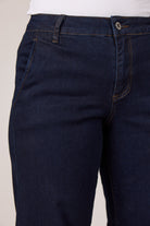 DNYcph CHINO FLARE DENIM JEANS DENIM/TWILL 98 DARK BLUE