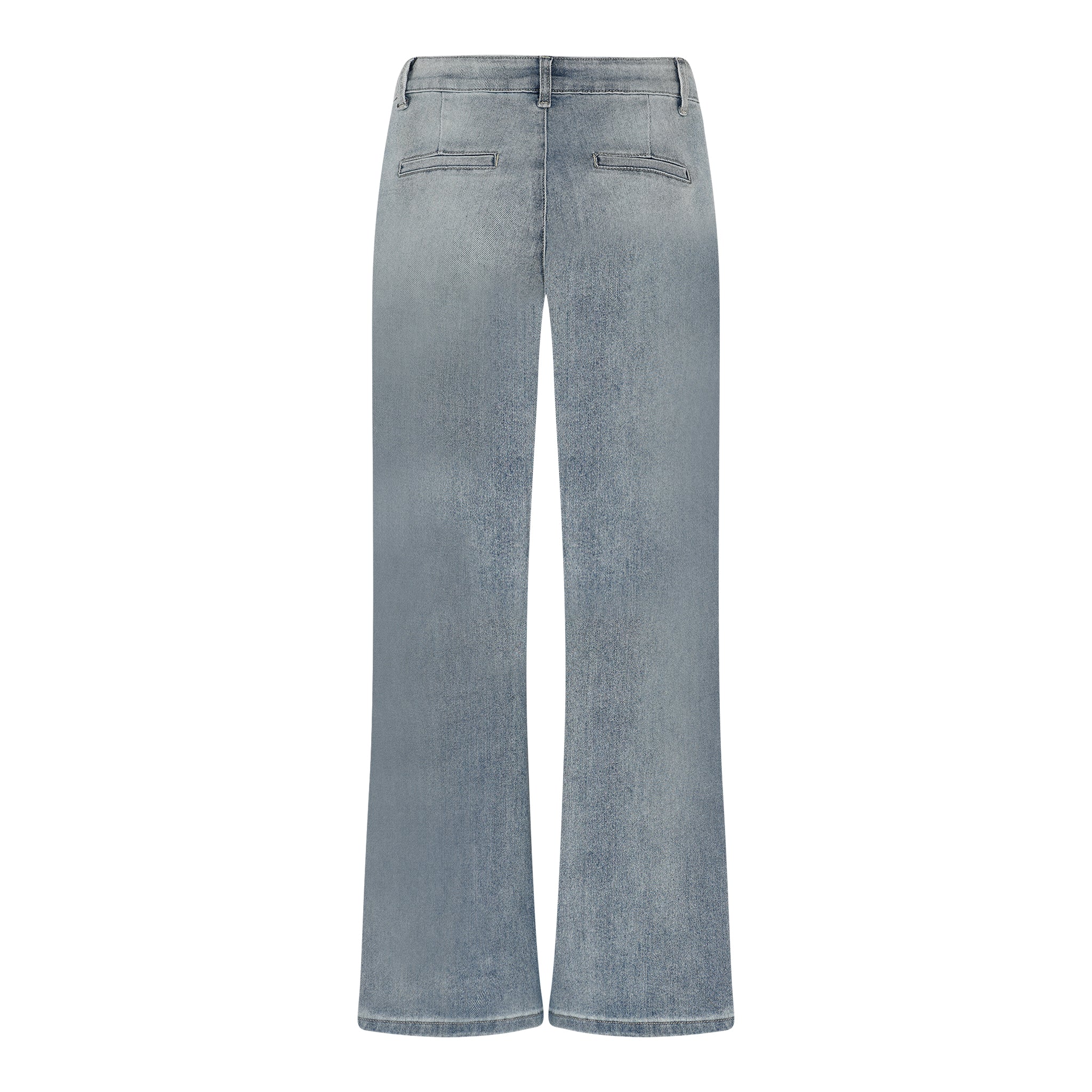 MAPP CHINO FLARE DENIM JEANS DENIM/TWILL 8996 LIGHT BLUE USED