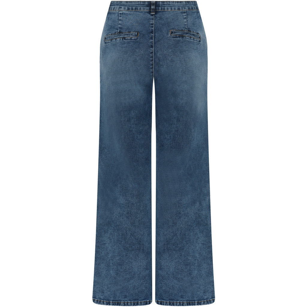 MAPP CHINO FLARE DENIM JEANS DENIM/TWILL 939699 CLASSIC BLUE USED