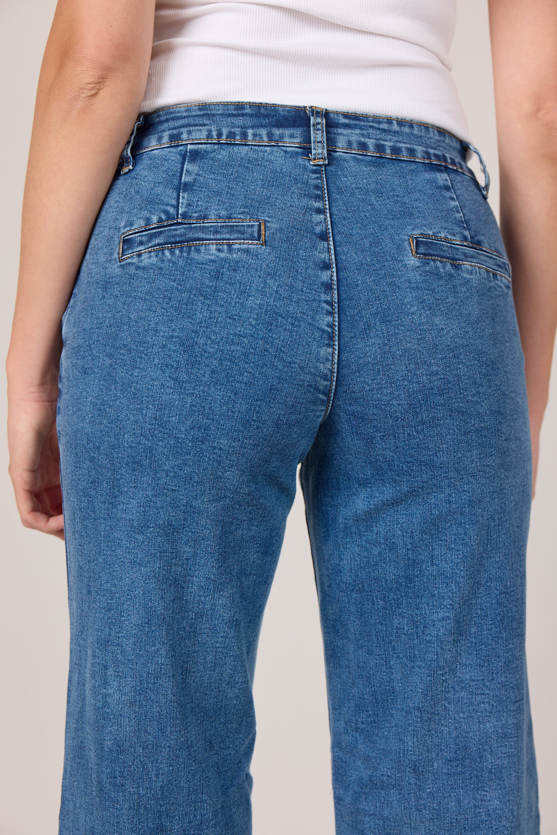 MAPP CHINO FLARE DENIM JEANS DENIM/TWILL 9396 DENIM USED