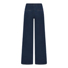 MAPP CHINO FLARE DENIM JEANS DENIM/TWILL 969699 DARK BLUE USED
