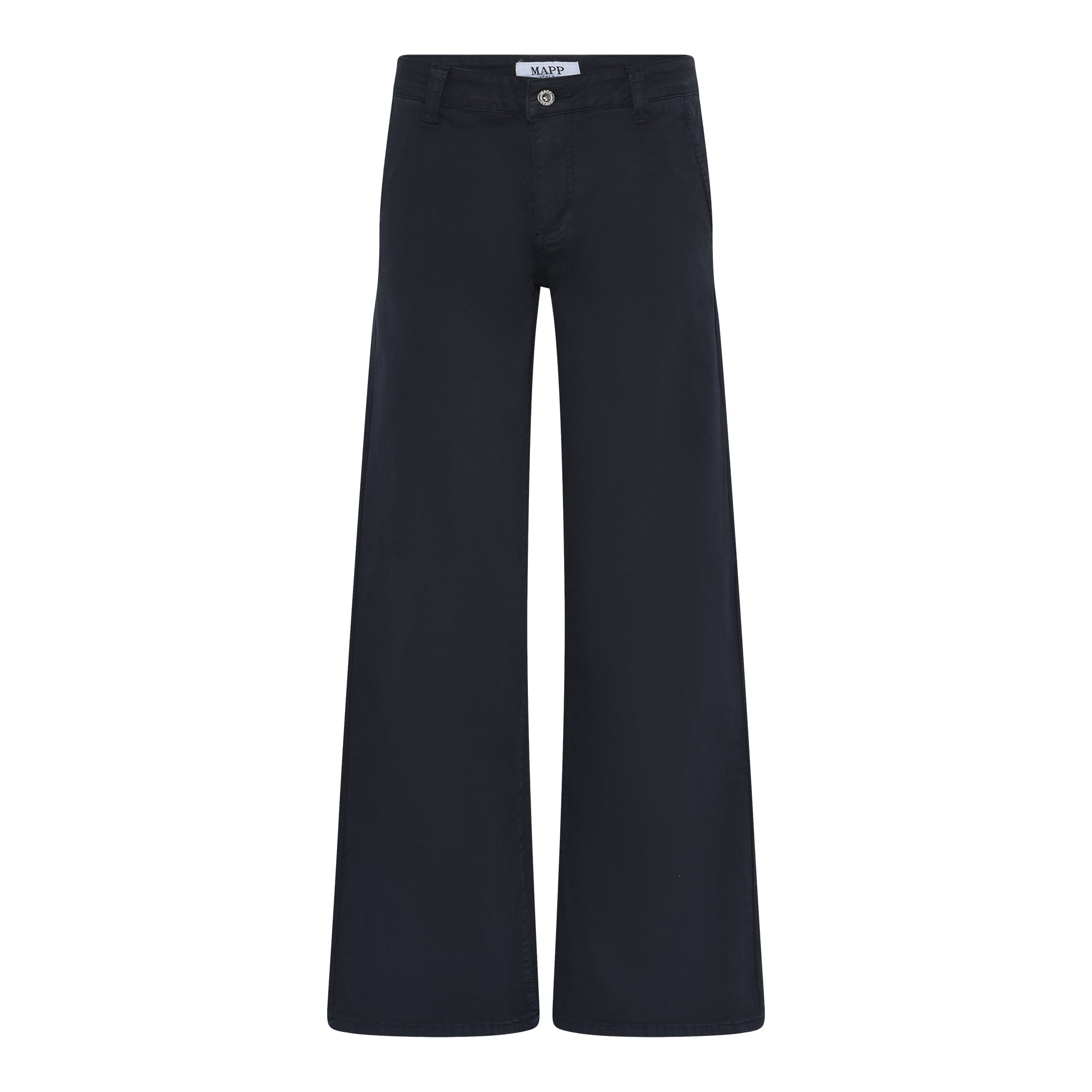 MAPP CHINO FLARE TWILL JEANS DENIM/TWILL 104 NAVY