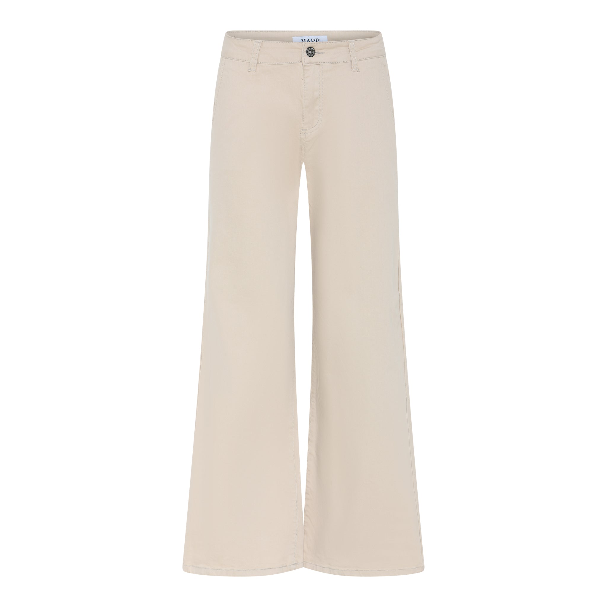 MAPP CHINO FLARE TWILL JEANS DENIM/TWILL 27 SAND