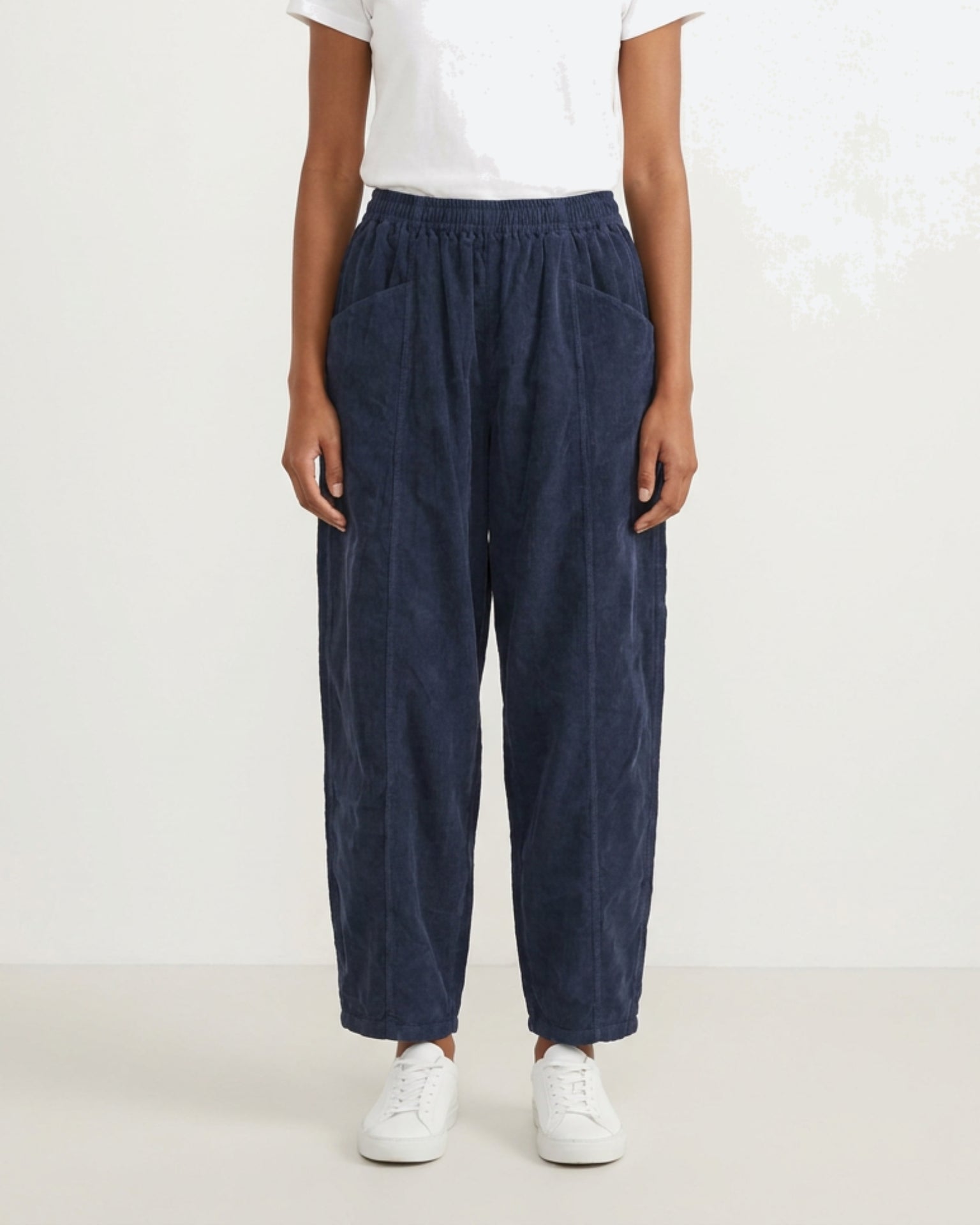 MOONDUST CORD PANT PANTS 3/4 104 NAVY