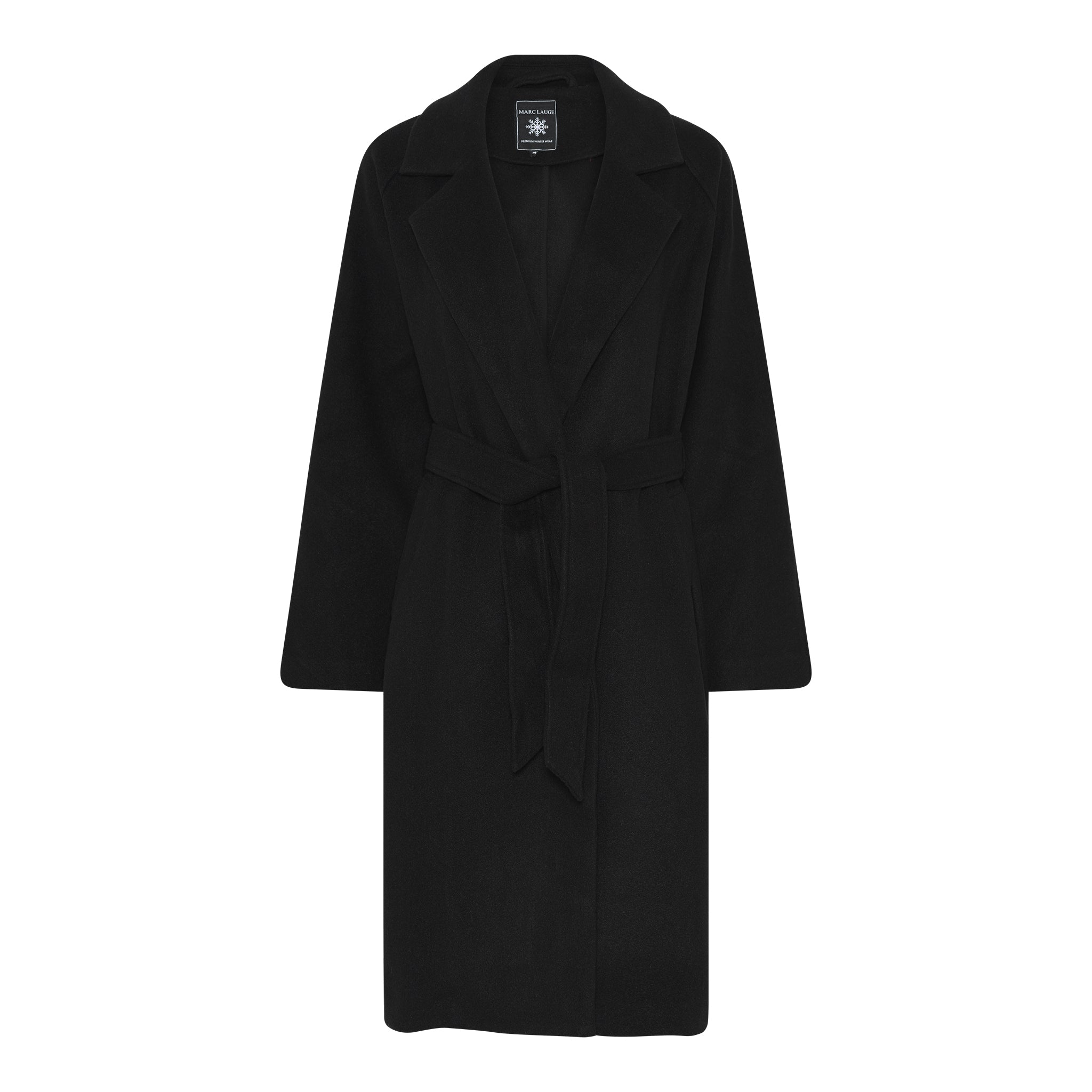 MARC LAUGE CPA WOOL COAT OUTERWEAR 80 BLACK