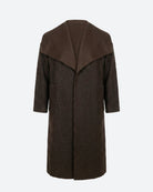 MOONDUST CURLY LONG JACKET OUTERWEAR 129 CHOCOLATE