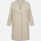MOONDUST CURLY LONG JACKET OUTERWEAR 20 OFF WHITE