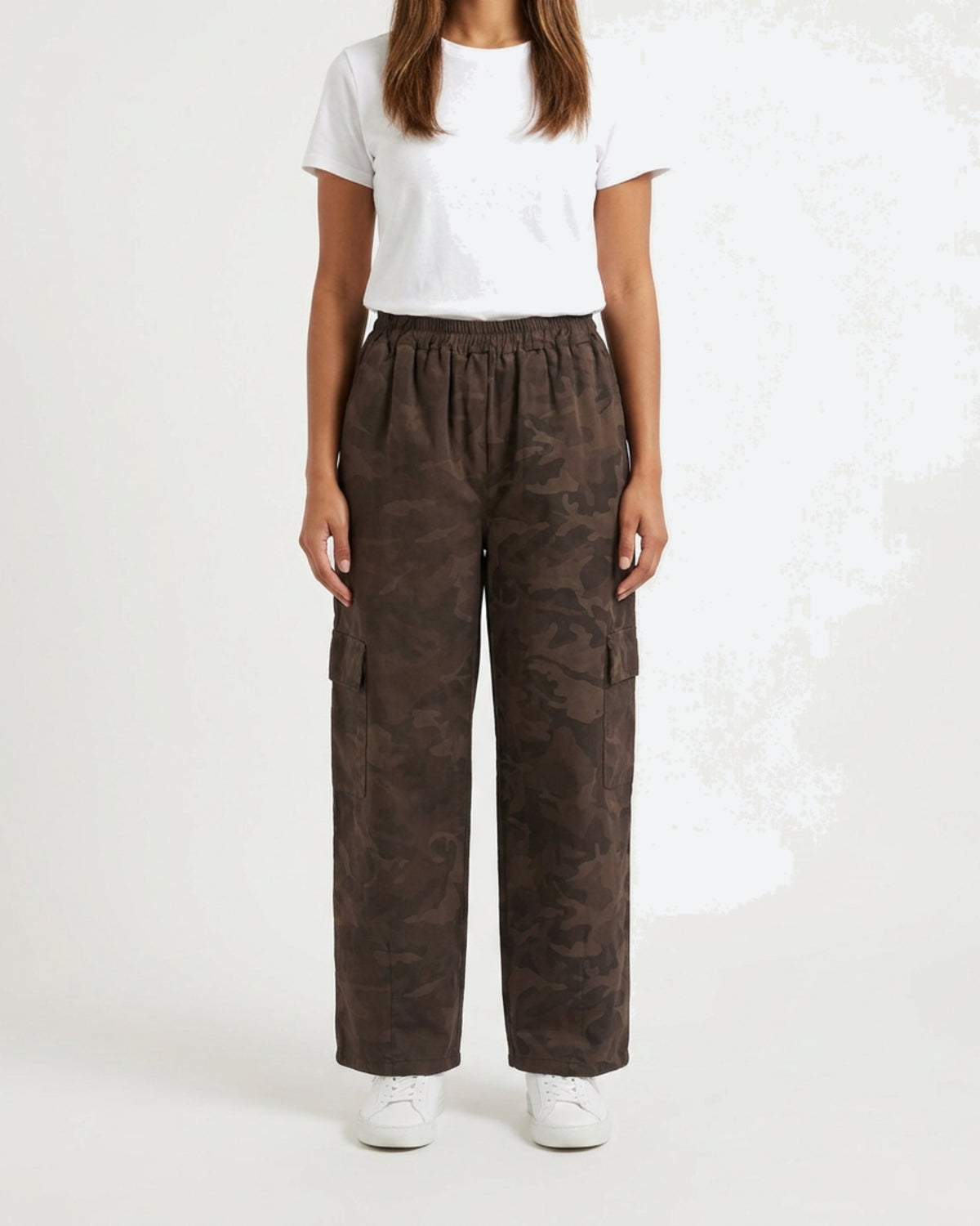 MOONDUST Camou Cargo Pant PANTS 129 CHOCOLATE