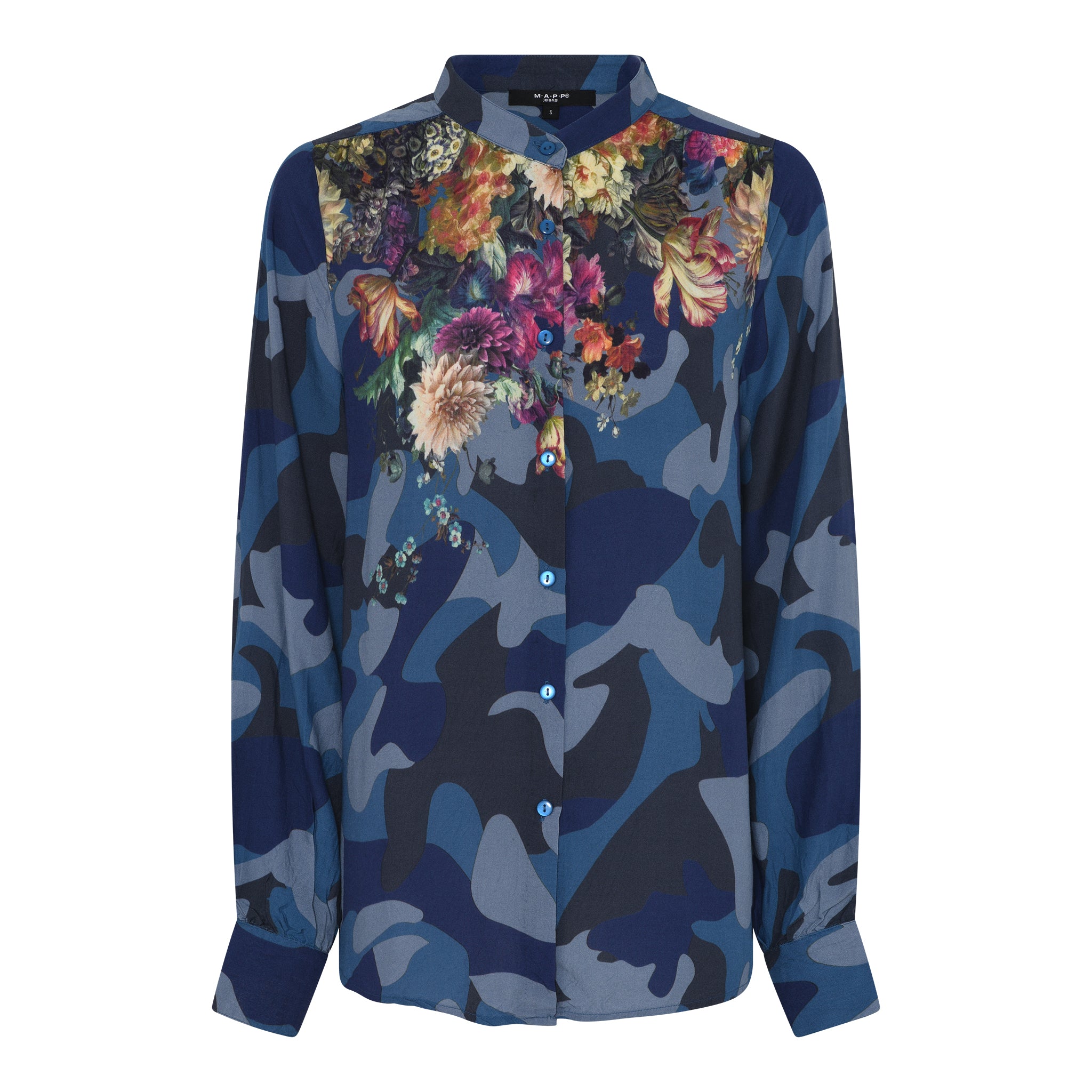 MAPP Camou Rose Shirt BLOUSE/SHIRT 104 NAVY