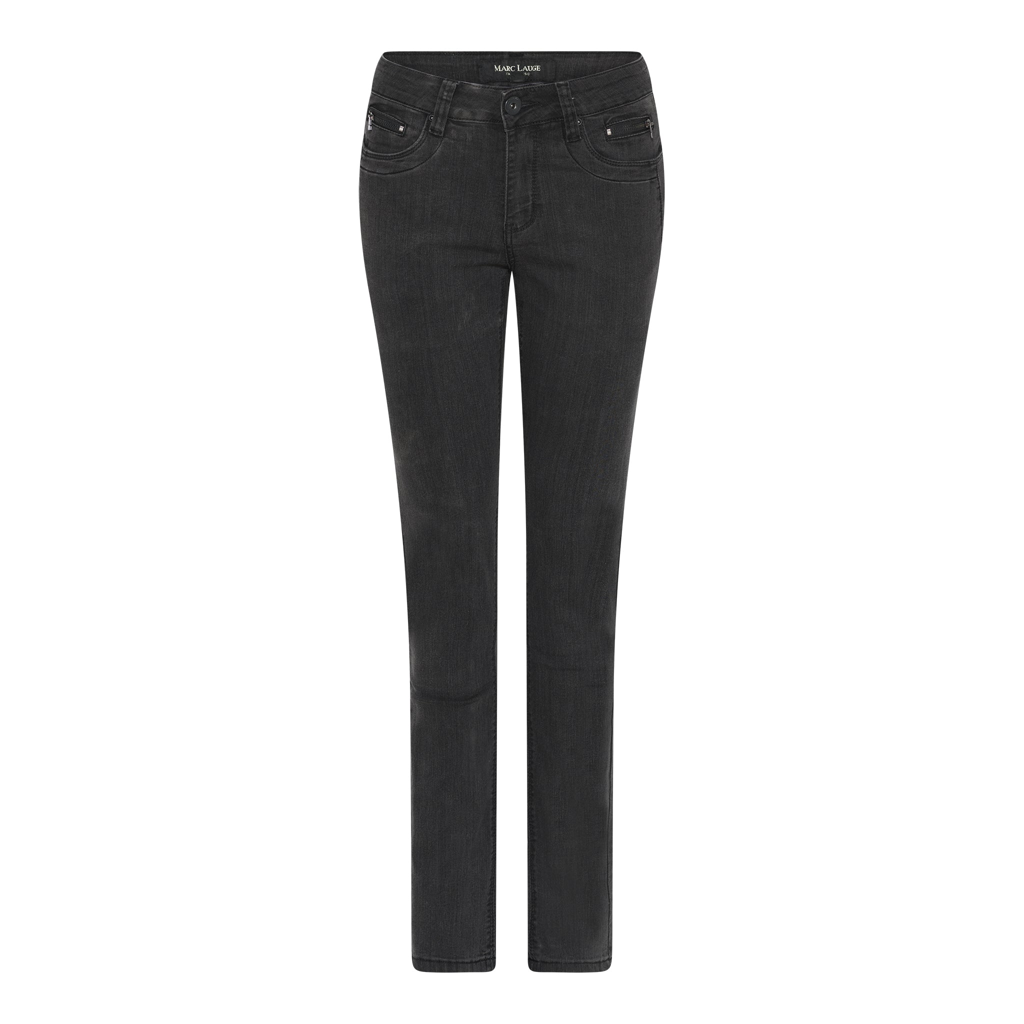 MARC LAUGE Chanelli Slim Fit Jeans DENIM/TWILL 579699 GREY USED DENIM