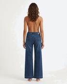 MARC LAUGE Chanelli Wide Denim Jeans DENIM/TWILL 9696 BLUE DENIM USED