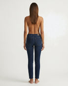MARC LAUGE Channe 7/8 Denim Jeans DENIM/TWILL 9699 BLUE DENIM USED