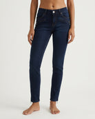 MARC LAUGE Channe 7/8 Denim Jeans DENIM/TWILL 9699 BLUE DENIM USED