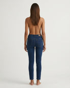 MARC LAUGE Channe 7/8 Denim Jeans DENIM/TWILL 9696 BLUE DENIM USED