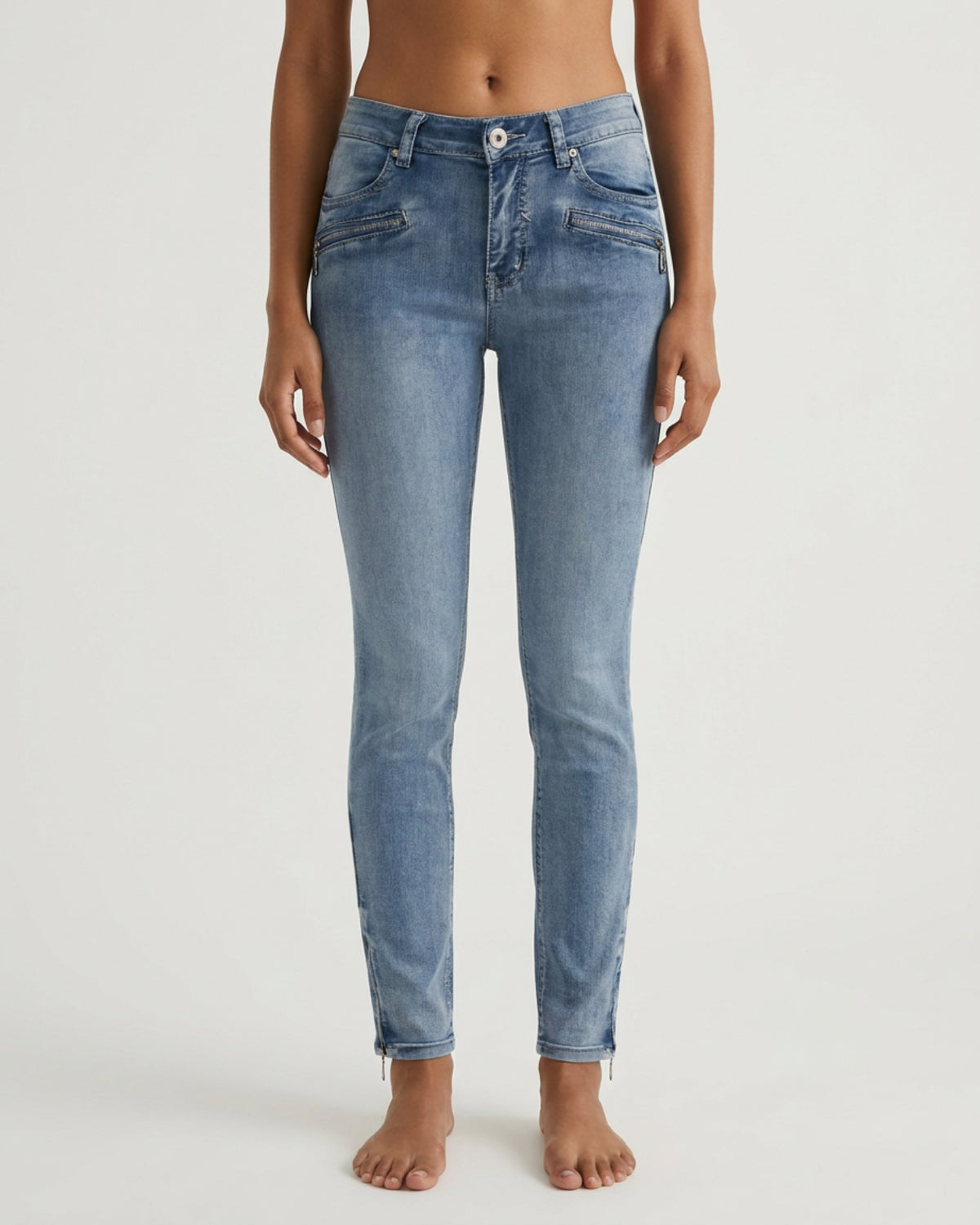 MARC LAUGE Channe 7/8 Denim Jeans DENIM/TWILL 9296 BLUE