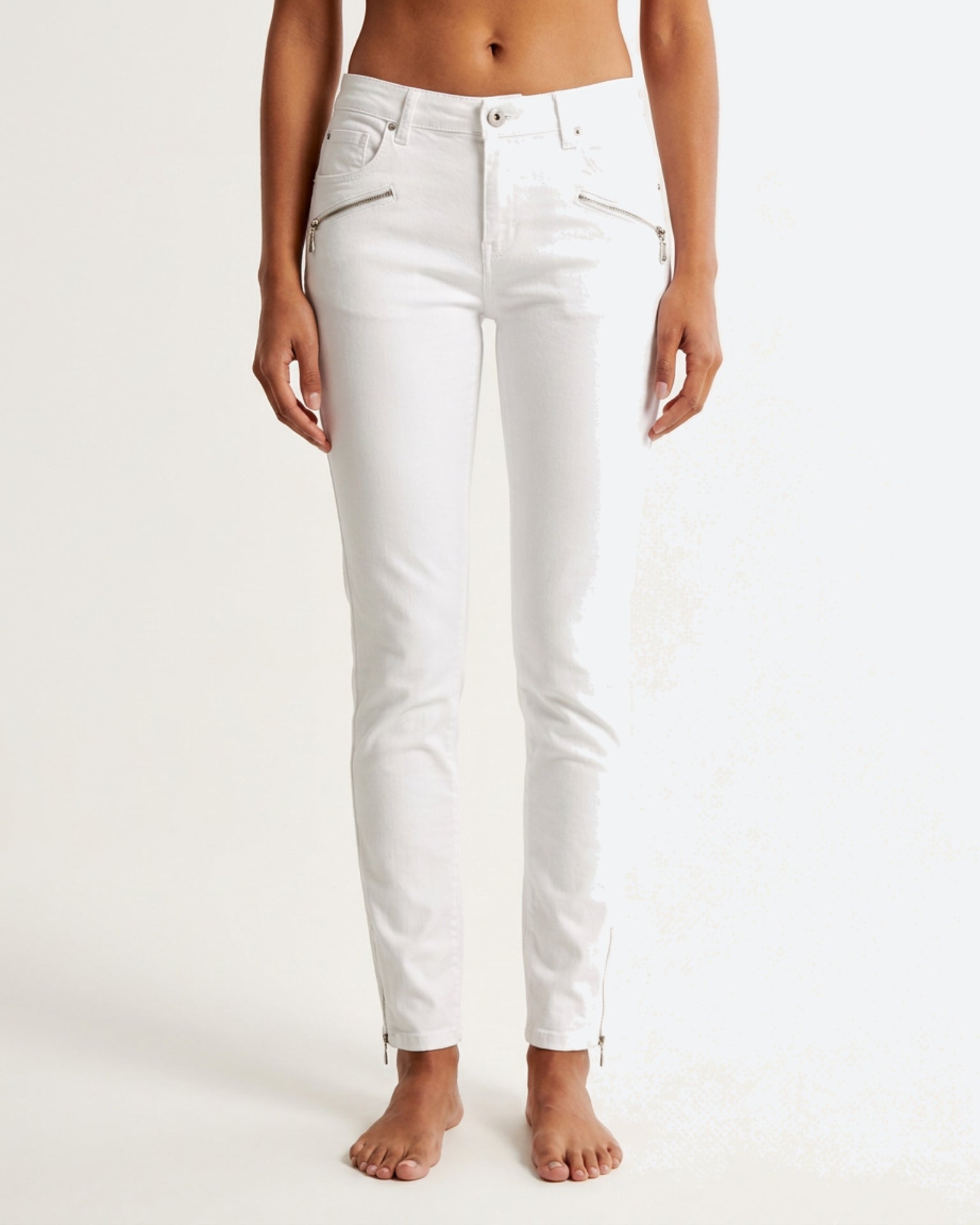 MARC LAUGE Channe Slim Fit Twill Jeans | Marc Lauge DENIM/TWILL 10 WHITE