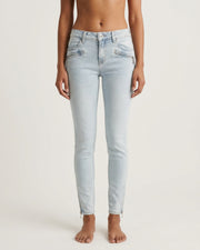 MARC LAUGE Channe Slim Fit Vintage Jeans | Marc Lauge DENIM/TWILL 8896 LIGHT VINTAGE USED