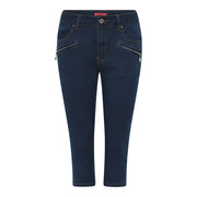 MARC LAUGE Channel Denim Pirate PANTS 3/4 98 DARK BLUE