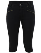 MARC LAUGE Channel Twill Pirate PANTS 3/4 80 BLACK