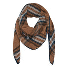 M JEANS Check Big Scarf ACCESSORIES 123 CAMEL