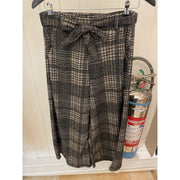 MAPP Check Wide Pant PANTS 254 DARK GREY MELANGE