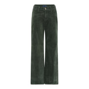 MARC LAUGE Chino Flare 8W Corduroy Pant CORD/FLØJL 546 BOTTLE GREEN
