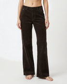 M JEANS Chino Flare Corduroy Jeans CORD/FLØJL 129 CHOCOLATE