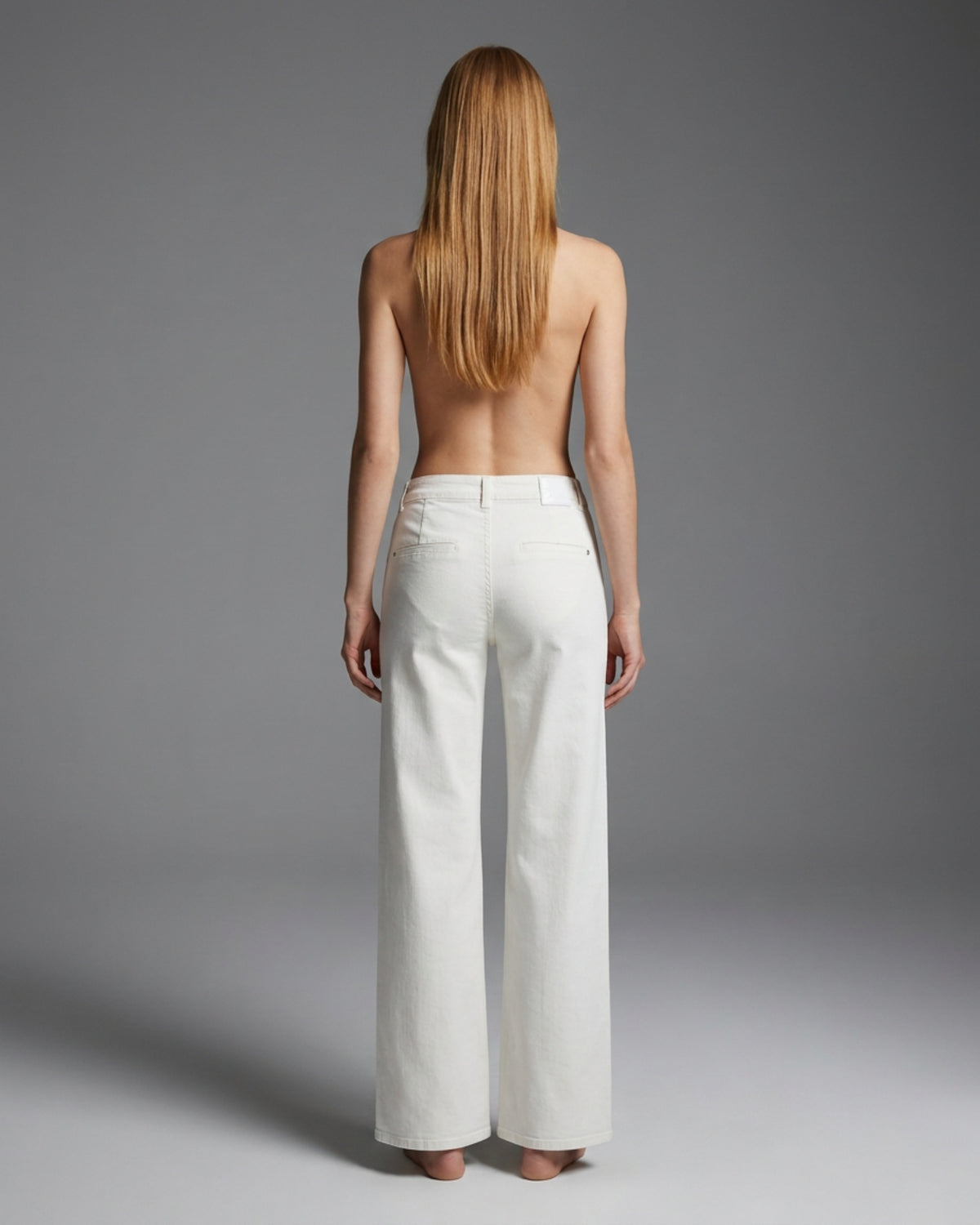 M JEANS Chino Flare Corduroy Jeans CORD/FLØJL 20 OFF WHITE