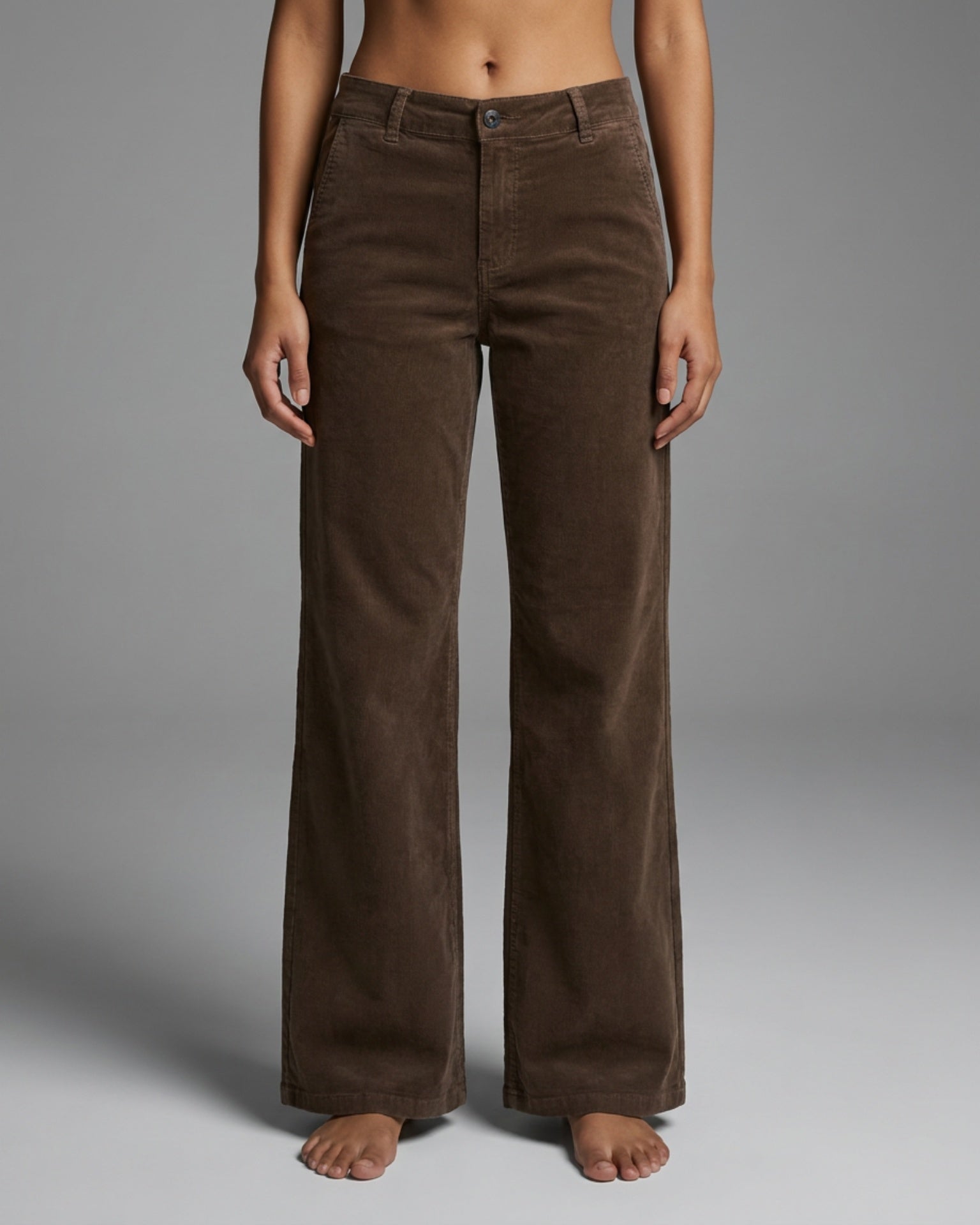 M JEANS Chino Flare Corduroy Jeans CORD/FLØJL 135 EARTH