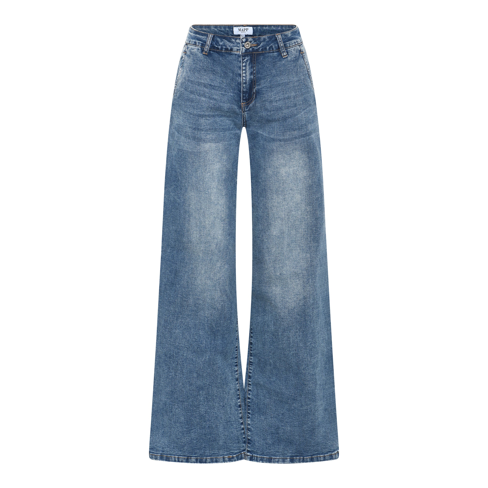 MAPP Chino Flare Denim Jeans DENIM/TWILL 9396 DENIM USED