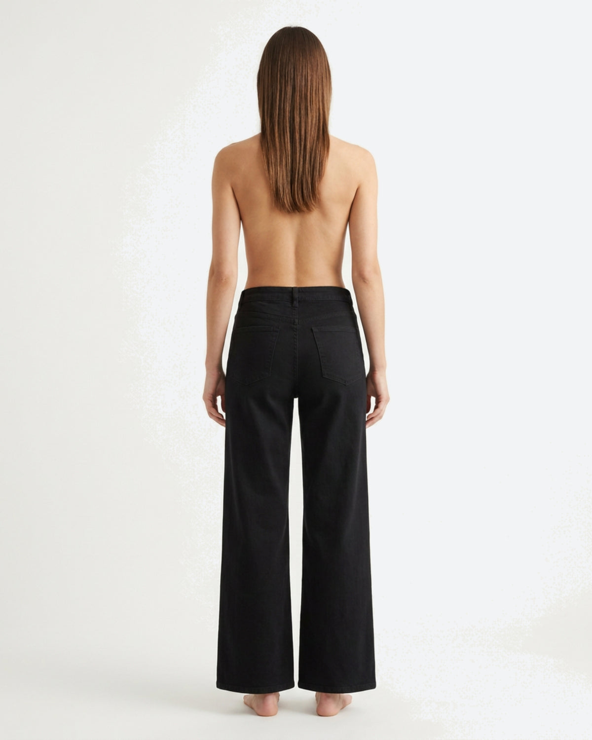 MARC LAUGE Chino Flare Denim Jeans DENIM/TWILL 81 BLACK DENIM