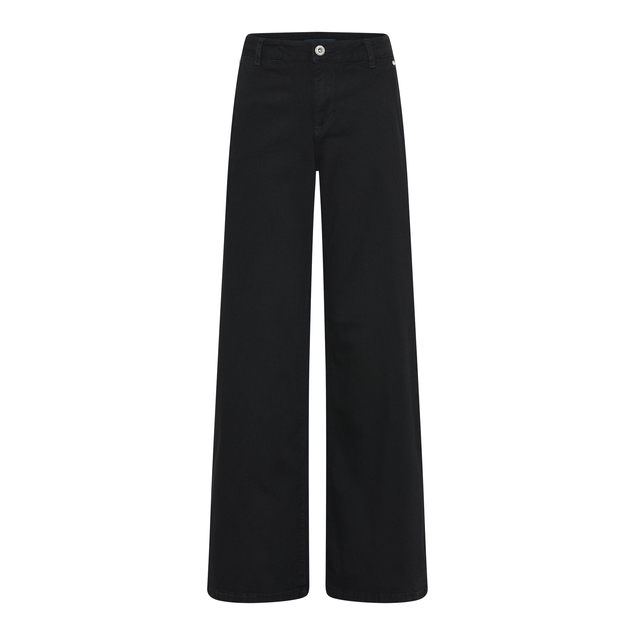 MARC LAUGE Chino Flare Denim Jeans DENIM/TWILL 81 BLACK DENIM