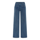 MARC LAUGE Chino Flare Denim Jeans DENIM/TWILL 9196 LIGHT BLUE USED