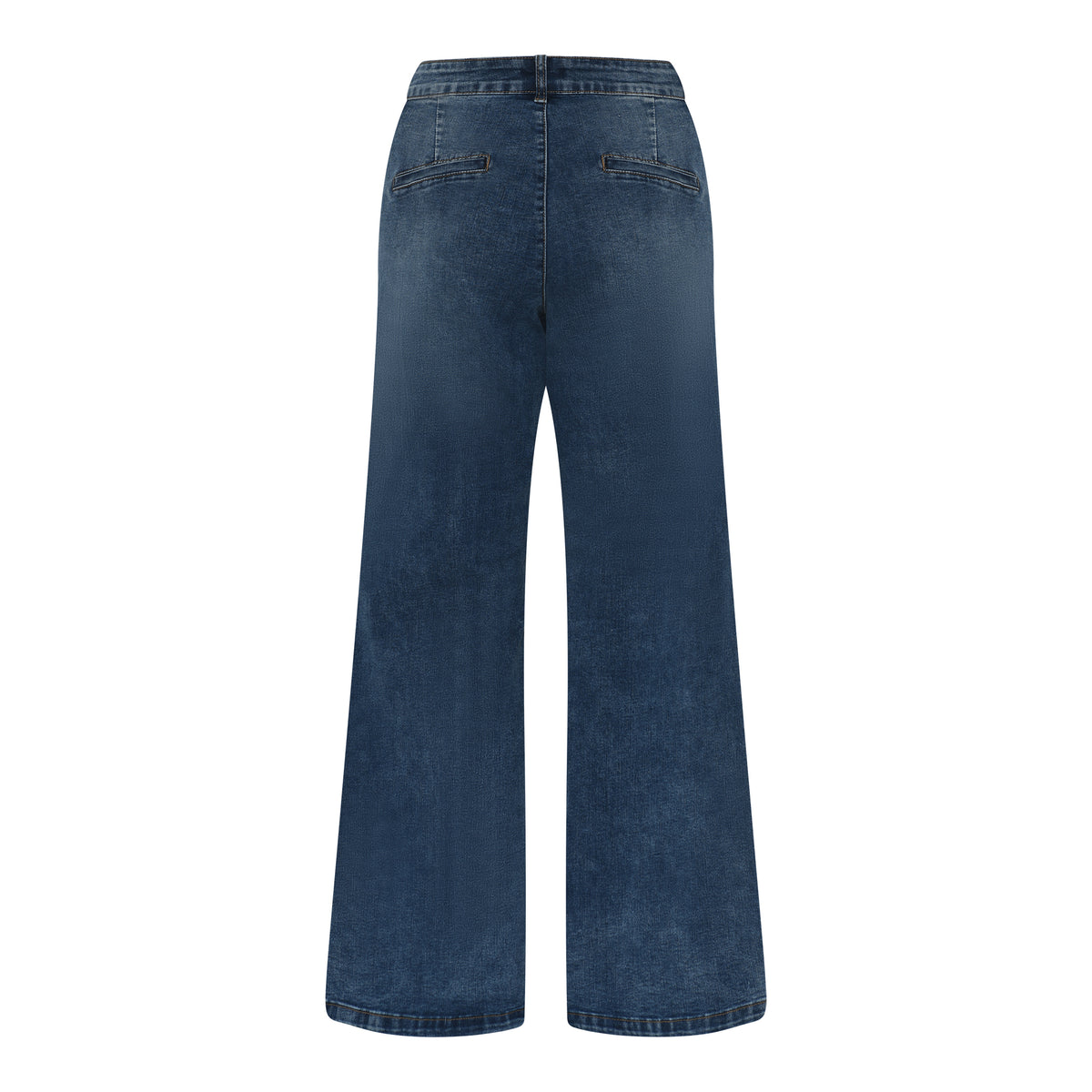 MARC LAUGE Chino Flare Denim Jeans DENIM/TWILL 939699 CLASSIC BLUE USED