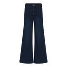 MARC LAUGE Chino Flare Denim Jeans DENIM/TWILL 9696 BLUE DENIM USED