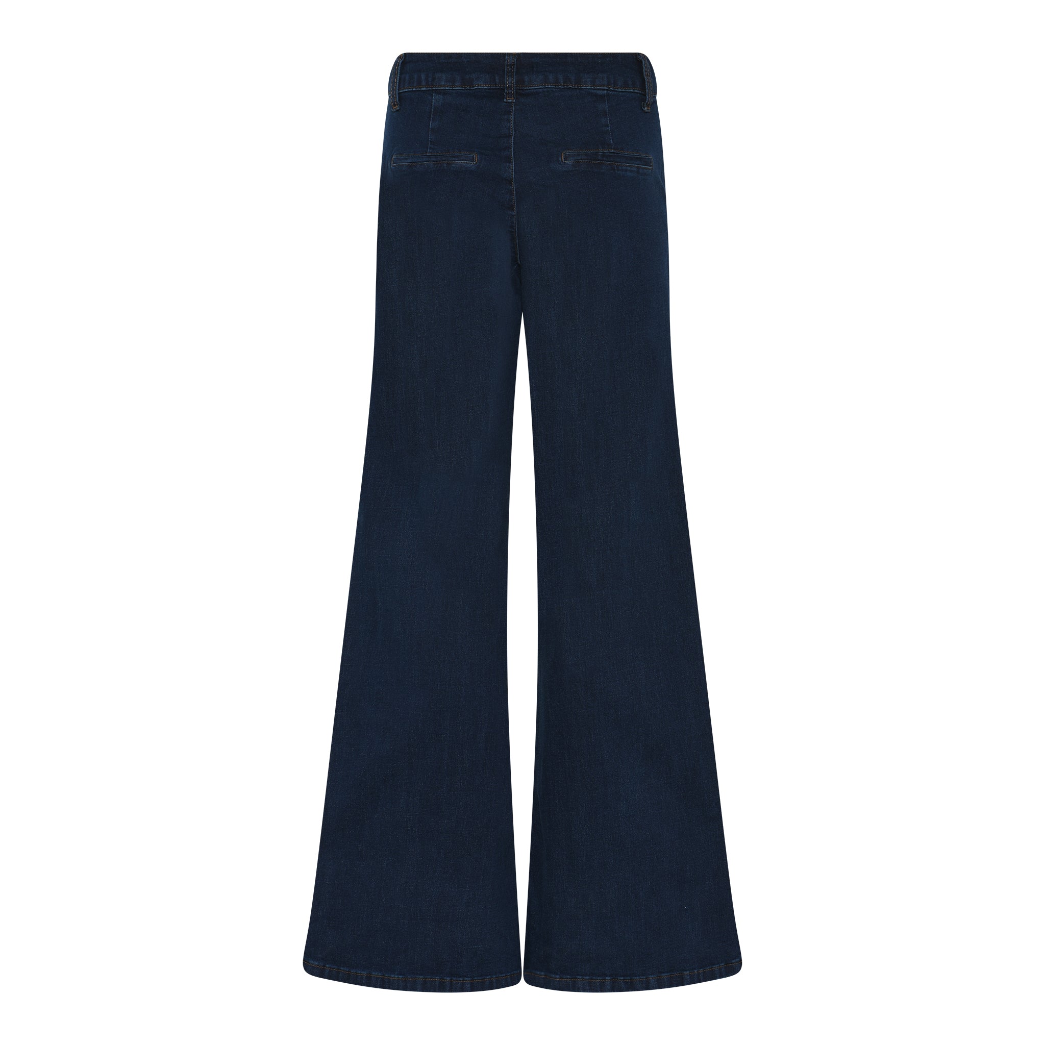 MARC LAUGE Chino Flare Denim Jeans DENIM/TWILL 9696 BLUE DENIM USED