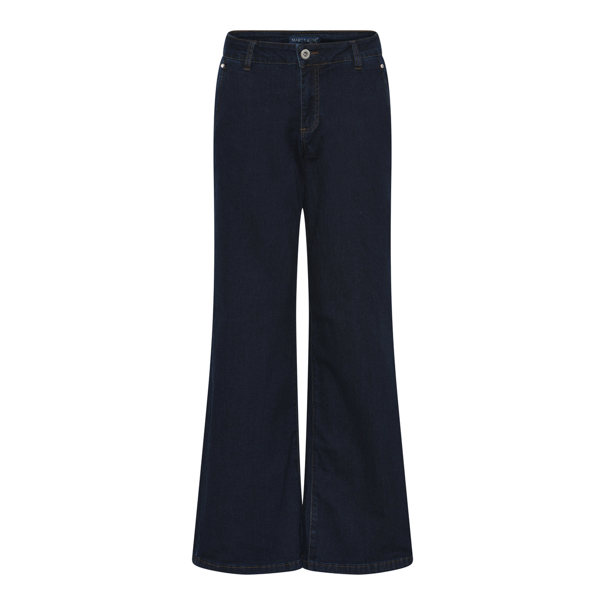 MARC LAUGE Chino Flare Denim Jeans DENIM/TWILL 98 DARK BLUE