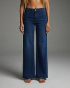 M JEANS Chino Flare Fit Jeans DENIM/TWILL 9696 BLUE DENIM USED