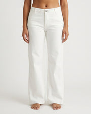 M JEANS Chino Flare Fit Twill Jeans DENIM/TWILL 10 WHITE