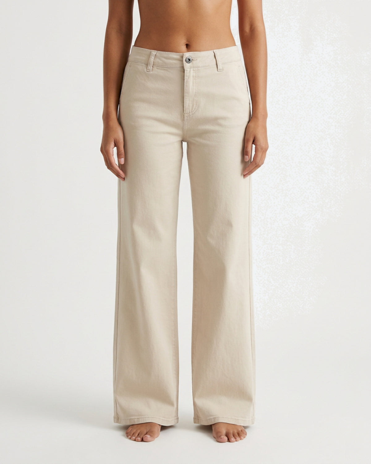 M JEANS Chino Flare Fit Twill Jeans DENIM/TWILL 27 SAND