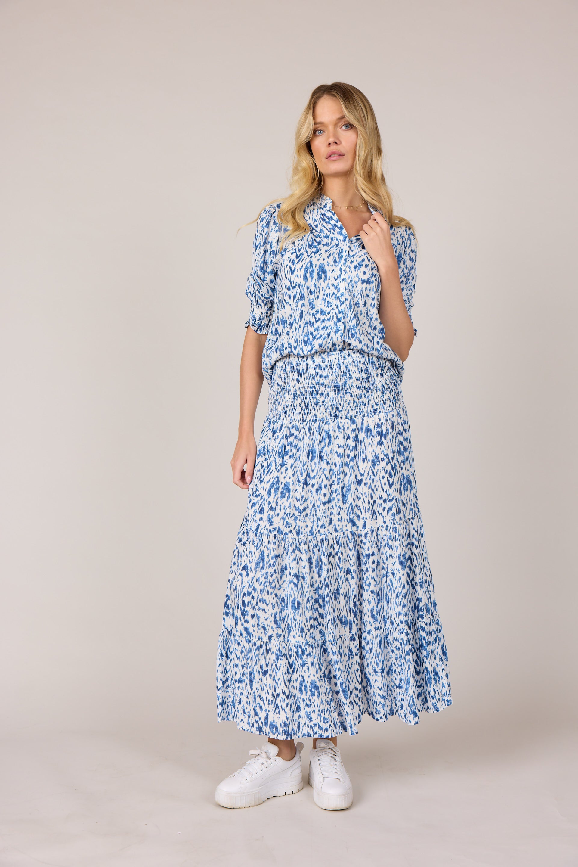 MAPP DAISY FRILL SET DRESS/JUMPSUIT 108 JEANS BLUE