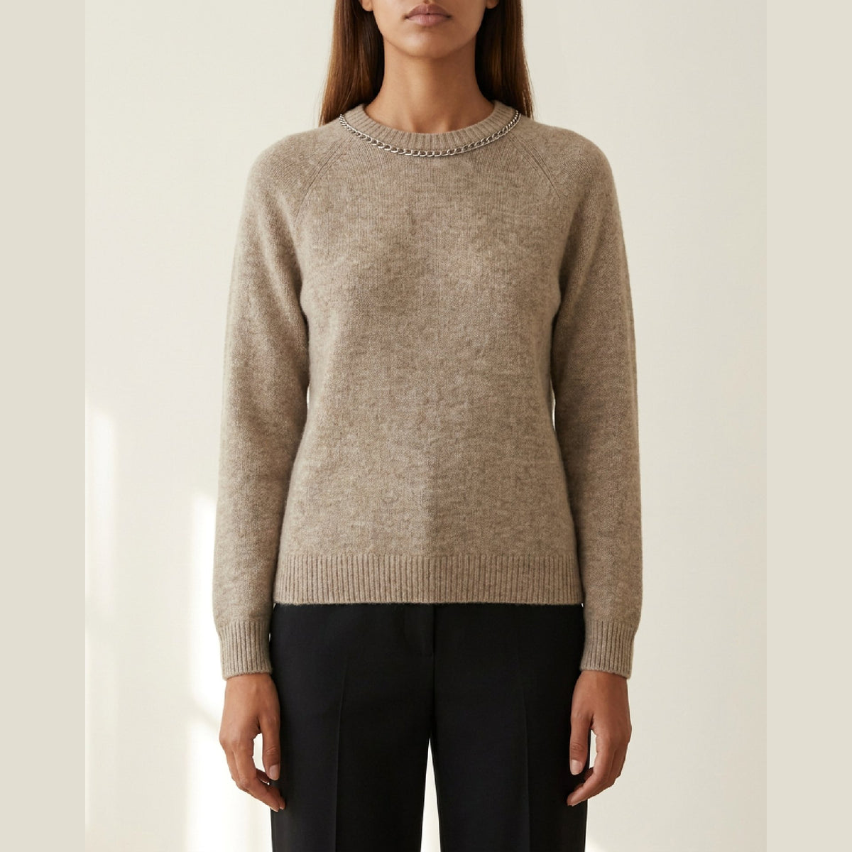M JEANS DEE DIAMOND R-NECK KNITWEAR