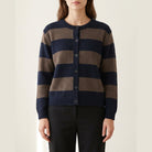 M JEANS DEE STRIPE CARDIGAN KNITWEAR