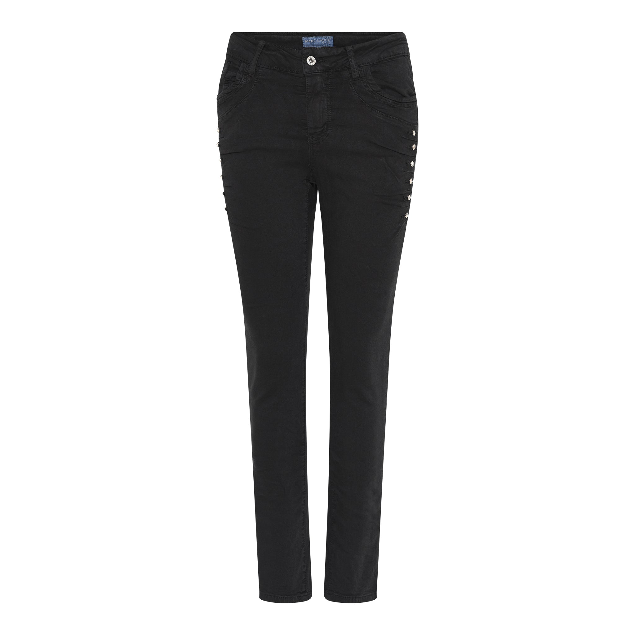 MARC LAUGE DIAMOND 7/8 JEANS - TWILL DENIM/TWILL 80 BLACK
