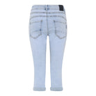 MARC LAUGE DIAMOND DROP PIRATE PANTS 3/4 8996 LIGHT BLUE USED