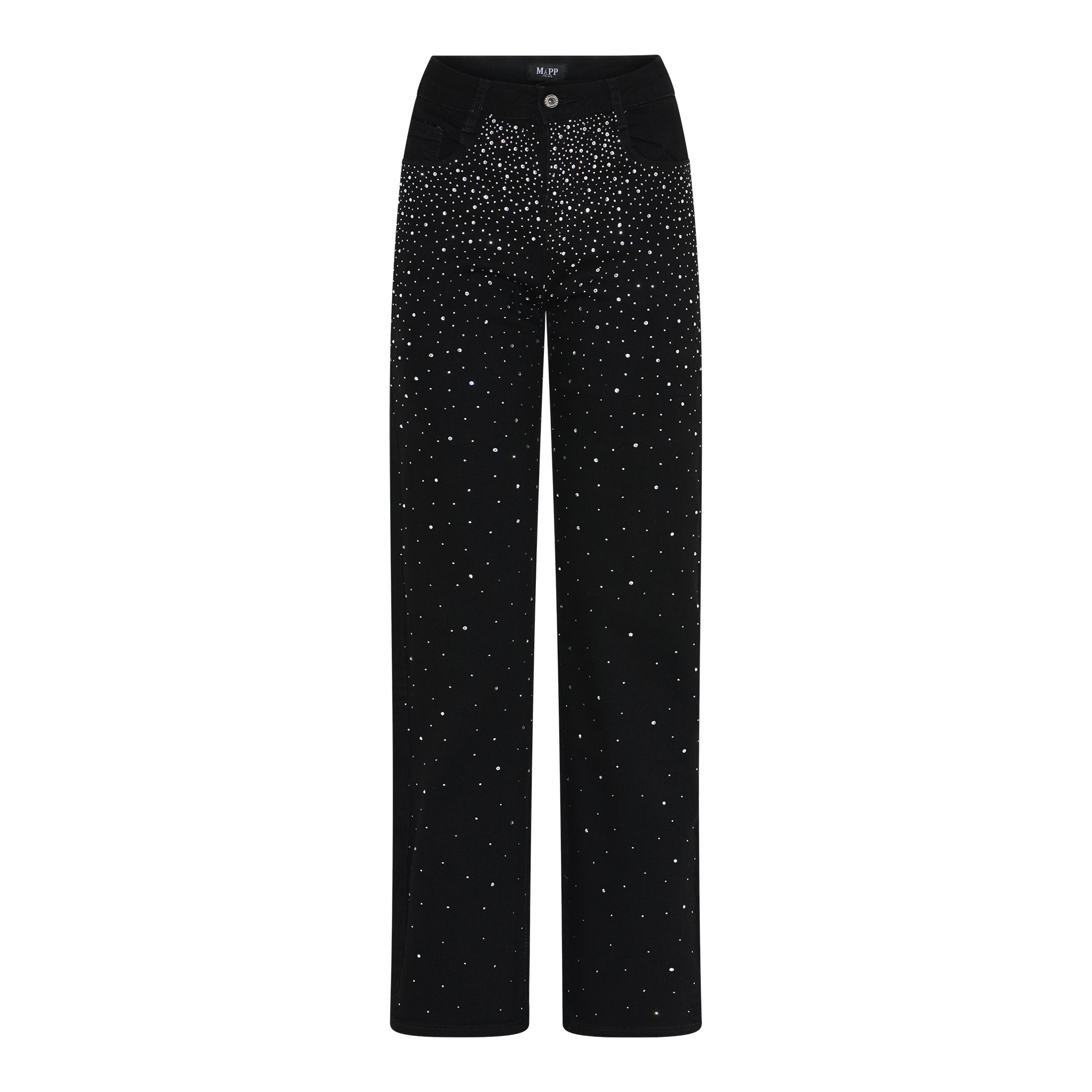MAPP DIAMOND FLARE JEANS PANTS 81 BLACK DENIM
